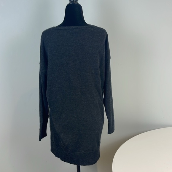 Eileen Fisher Merino Wool Sweater Size Extra Small Dark Grey - Picture 3 of 8